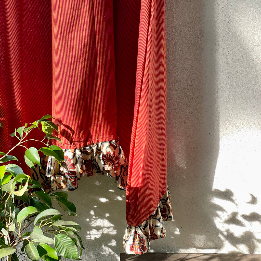 San Francisco Orange Cotton Dress