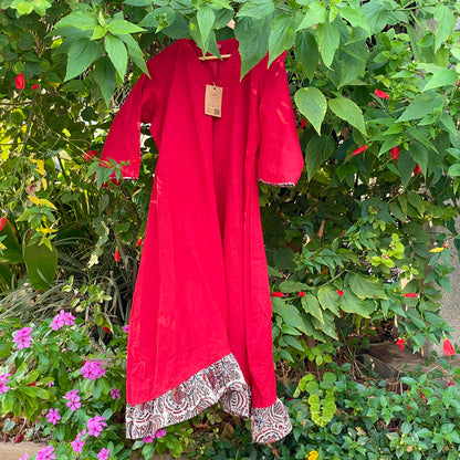 San Francisco Red Cotton Dress