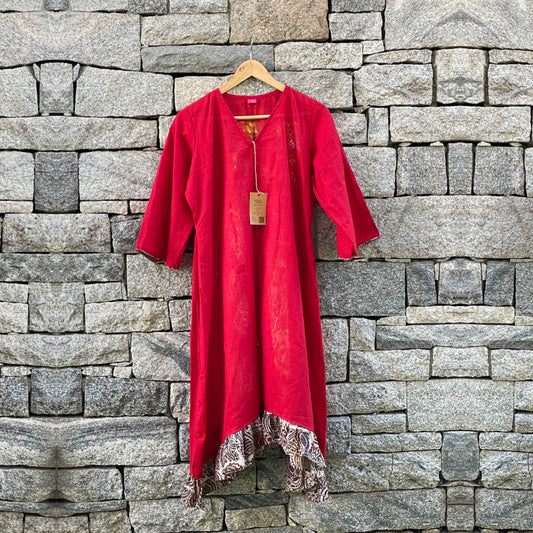 San Francisco Red Cotton Dress