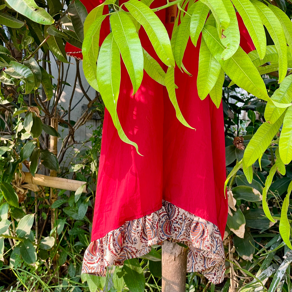 San Francisco Red Cotton Dress