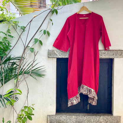 San Francisco Red Cotton Dress