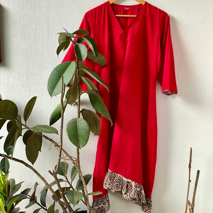 San Francisco Red Cotton Dress