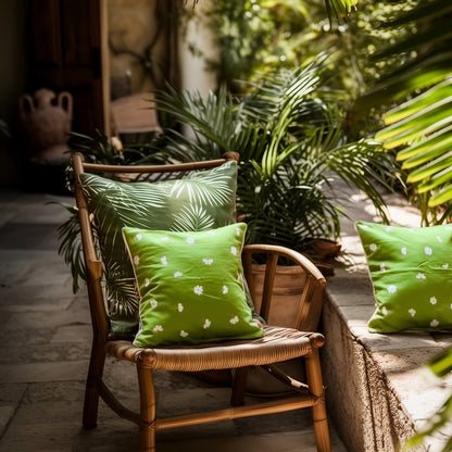 Clyde Parijat Olive Cushion Cover - 16 x 16 - Single