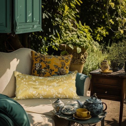 Indus Wisteria Cushion Cover - 38 x 18 - Single