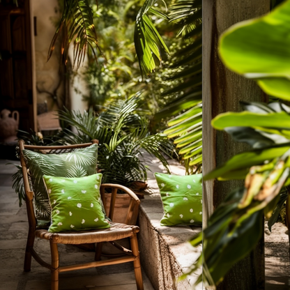 Clyde Parijat Olive Cushion Cover - 16 x 16 - Single