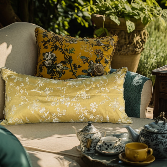 Indus Wisteria Cushion Cover - 38 x 18 - Single