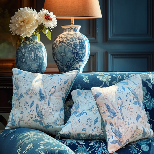 Clyde Panchi Nila Cushion Cover - 16 x 16 - Single